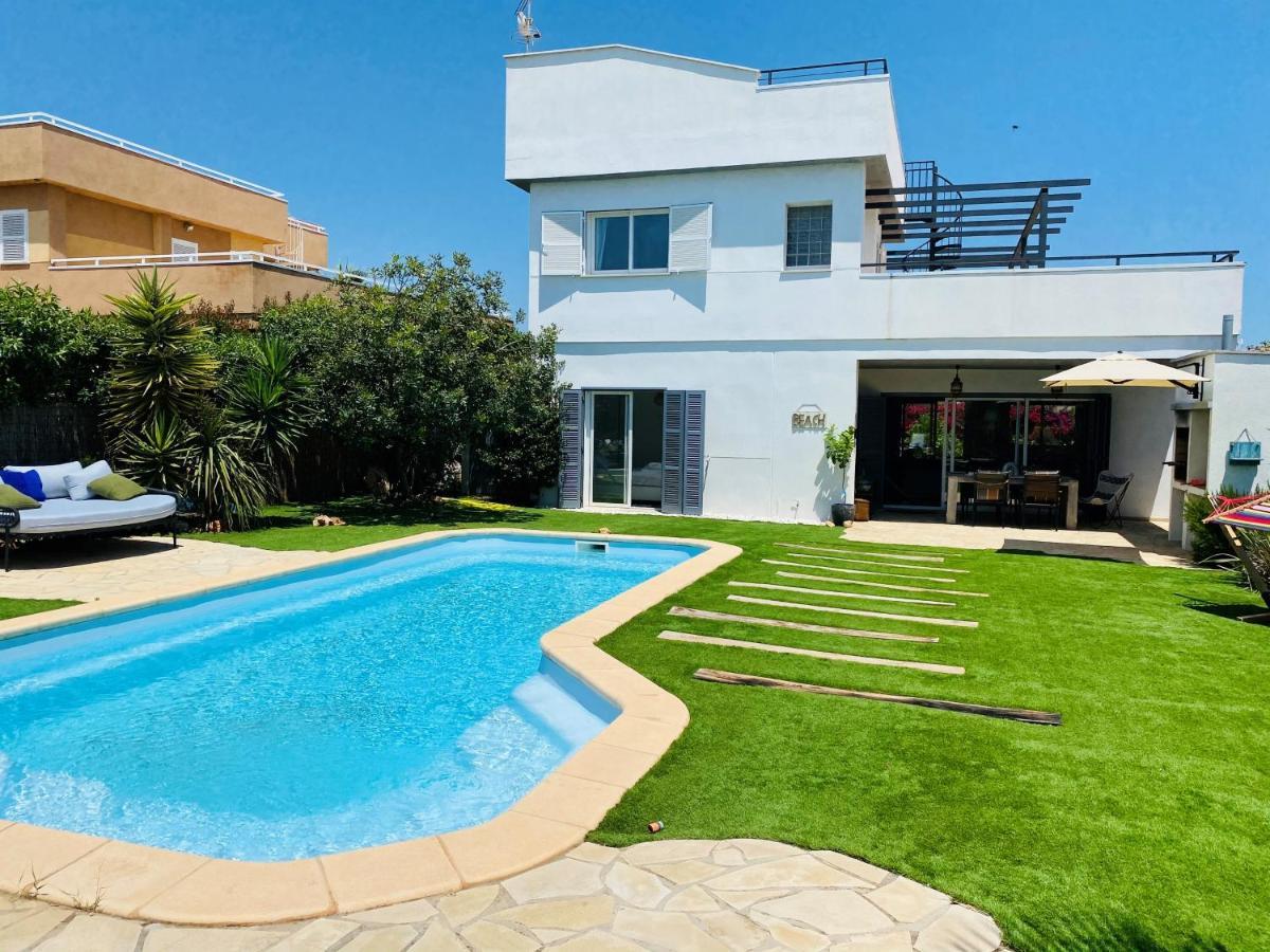 Villa 15 - Beachhouse Luxury Villa - 300M Beach - Wifi - Klima Sa Ràpita Kültér fotó
